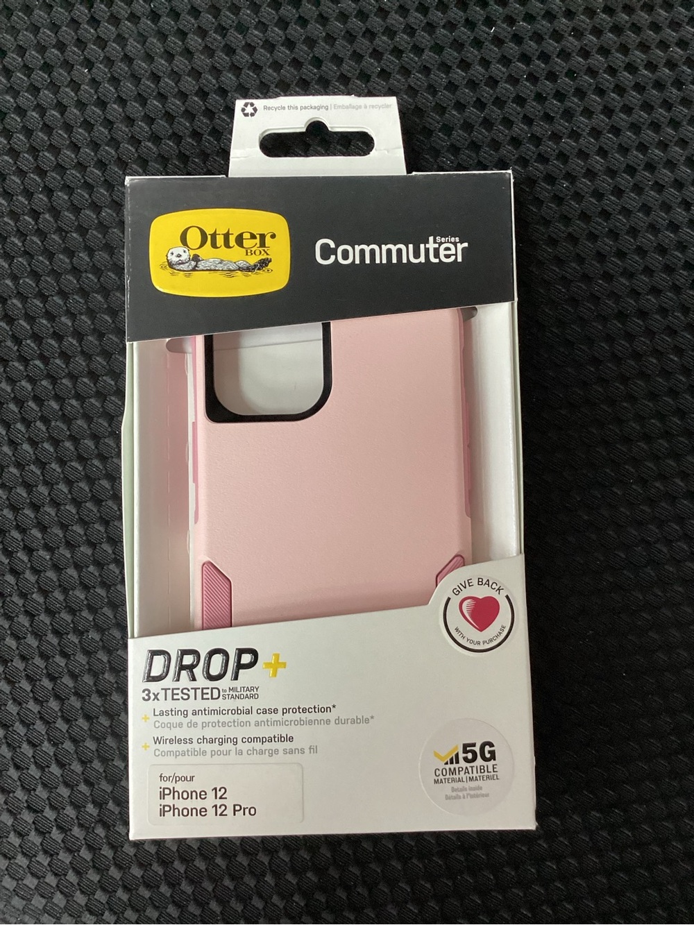 OtterBox Commuter Series Phone Case for iPhone 12 / 12 Pro - Rose Pink